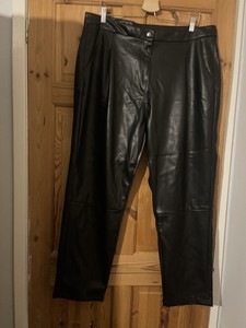 George Faux Leather Black Clothing for 