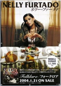 Nelly Furtado / Folklore 2004 Japan Original Promo Poster B2 20x28in (515x728mm) - Picture 1 of 1