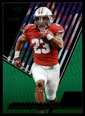 2023 Panini Chronicles Draft Picks Zenith Green Jonathan Taylor Wisconsin - Image 1 of 2
