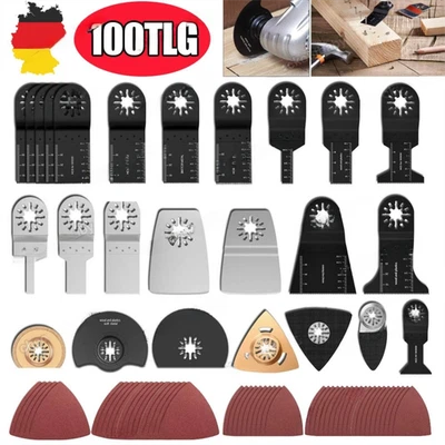 100x Zubehör Sägeblatt Metall Holz Diamant Titan Multitool Für Fein Bosch Makita - Bild 1 von 4