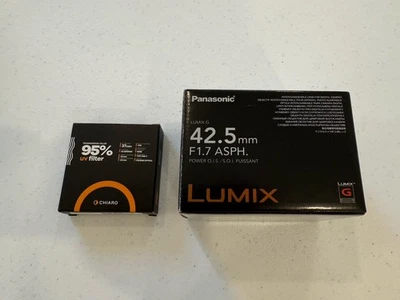 Panasonic Lumix G 42.5mm f/1.7 Aspherical Power O.I.S. Lens - Black - Image 1 of 4