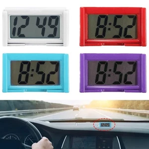 +Car Electronic ClockVehicle Adhesive Clock with Jumbo Time Minimalist LCD D5P1 - Picture 1 of 21