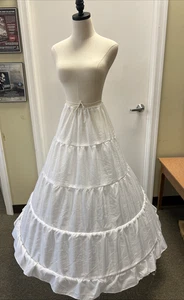 Falda aro 120" siglo XIX jaula crinolina/novia, hasta talla 60" cintura - Imagen 1 de 7