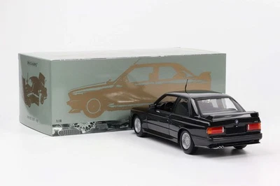 1:18 Minichamps BMW M3 E30 Rue Evo 1989 nero metallico apertura completa - Immagine 1 di 4