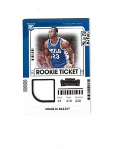 2021-22 Charles Bassey 76ers #39 Panini Contenders - Imagen 1 de 1