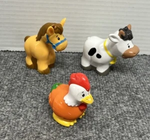 Little People Bauer Figur Bauernhof Tier Konvolut Huhn Kuh Pferd Fisher Price - Bild 1 von 4