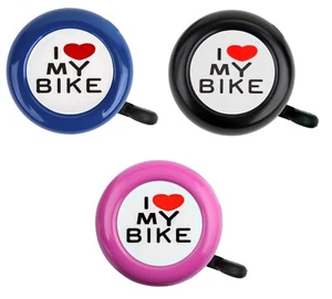 BELL Handlebar Sunlite I LOVE MY BIKE Blue, Black, Pink - Picture 1 of 4