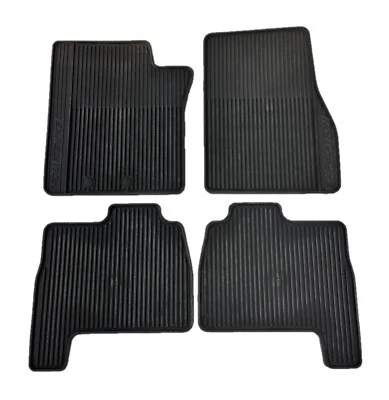 OEM NEW 2011-2014 Ford Expedition All-Weather Vinyl Floor Mats Rubber BLACK - Image 1 of 4