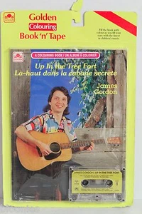 Up in the Tree Fort with James Gordon Coloring Book & Cassette Tape 1991 NEW - Picture 1 of 1