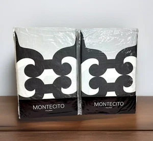 Z Gallerie Montecito King federe cuscino 2 grigie nuove con scatola HTF fuori produzione NRFB grigio - Foto 1 di 4
