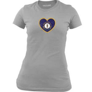Original Ladies Kentucky Heart State Flag T-shirt - Bild 1 von 3