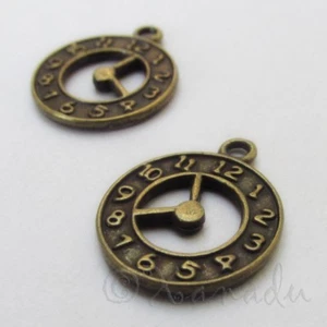 Dijes de reloj - 19 mm al por mayor colgantes de bronce antiguo C2939 - 10, 20 o 50 piezas - Imagen 1 de 3