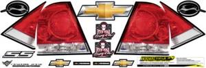 Five Star Race Bodies 670-450-ID Chevrolet Impala 2012 Tail ID Graphics Kit - Picture 1 of 1
