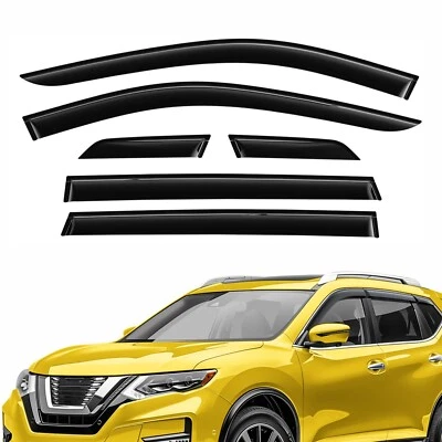 Sun Rain Visors Wind Rain Guards for 2014-2020 Nissan Rogue - Image 1 of 4