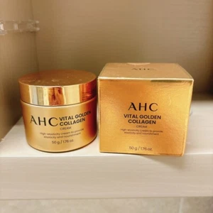AHC Vital Golden Kollagen Creme Elastizität Ernährung Hautpflege 50g Koreanisch - Bild 1 von 9