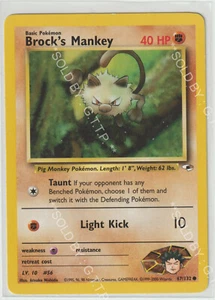 POKEMON GYM HEROES BROCK'S TARJETA DE HOMBRE 67/132 - P&P GRATIS - Imagen 1 de 1