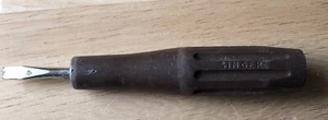Singer Sewing Machine Flat Screwdriver Vintage Part No 161294 Tool 4.5 Inches - Picture 1 of 12
