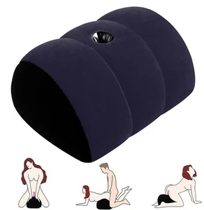Half Moon Pillow Adult Toy Mount for Couple Cushion Inflatable Support Pillow - Foto 1 di 4