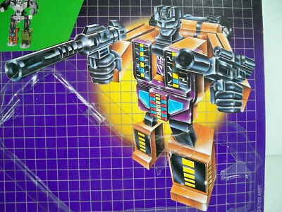 K202034 SWINDLE FULL CARD BACK 1987 G1 TRANSFORMERS VINTAGE BRUTICUS COMBATICON  - Image 1 of 4