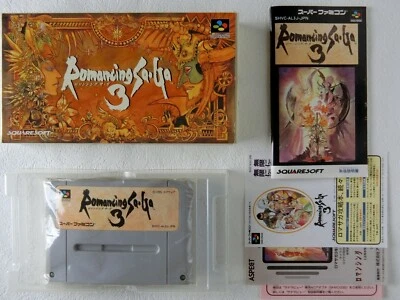 Romancing Saga 3 SNES SQUARE Nintendo Super Famicom BOX From Japan - Image 1 of 4
