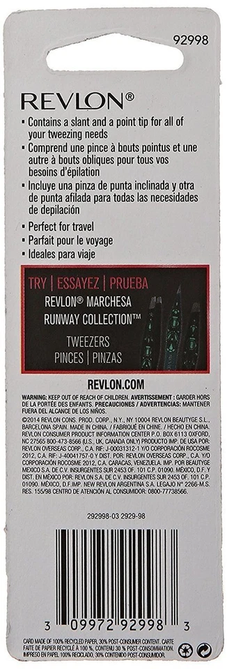 Revlon Mini Tweezer Set to Go 2 Count