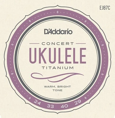 D'Addario EJ87C Titanium Ukulele Strings Concert - Image 1 of 4