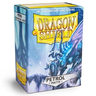 1000 Dragon Shield Standard Size Deck Protector Matte Sleeves Blue Card Sleeve - Image 1 of 2