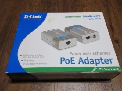 D-Link DWL-P200 Express EtherNetwork Power Over Ethernet PoE Adapter - Image 1 of 4