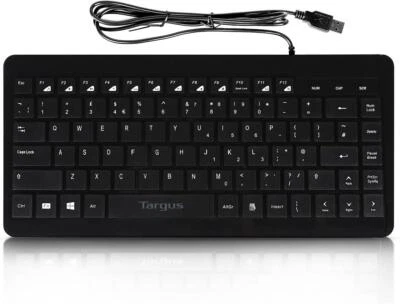 Targus Compact Multimedia Keyboard USB English QWERTY AKB631UKZ - Image 1 of 4