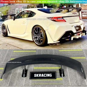 FOR 2022-23 BRZ & TOYOTA GR86 NEW STYLE CARBON FIBER GT REAR TRUNK SPOILER WING - Picture 1 of 19