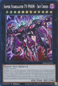 1X NM Super Starslayer TY-PHON - Sky Crisis - RA04-EN072 - Secret Rare 1st Ed - Picture 1 of 1