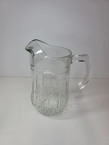Jarra de bebidas de cristal de corte americano vintage diseño diamante para alojamiento - Imagen 1 de 9