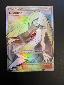 Lusamine FULL ART ULTRA RARE 110/111 Pokemon SM Crimson Invasion NM-MINT WAIFU - Bild 1 von 2