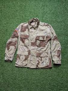 Abrigo Militar Desierto Camuflado Talla Pequeña Regular Chocolate Chip Desert Storm De Colección - Imagen 1 de 9
