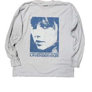 Taylor Swift Midnights In That Lavender Haze Long Sleeve Shirt Size XL - Picture 1 of 7