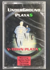 UNDERGROUND PLAYAS V-Town Playas SEALED Gangsta Rap Tape Bay Area G-Funk 1994 - Picture 1 of 3