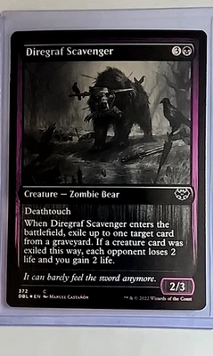 MTG Magic The Gathering Innistrad Double Feature Foil #372 Diregraf Scavenger - Image 1 of 2