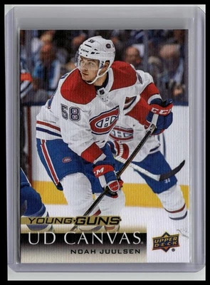 2018-19 Upper Deck #C110 Noah Juulsen UD Canvas - Image 1 of 2