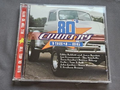 Vintage 80s Country 1984-86 CD Various Artists All Top 10 Hits Simitar 1996 - Imagem 1 de 4