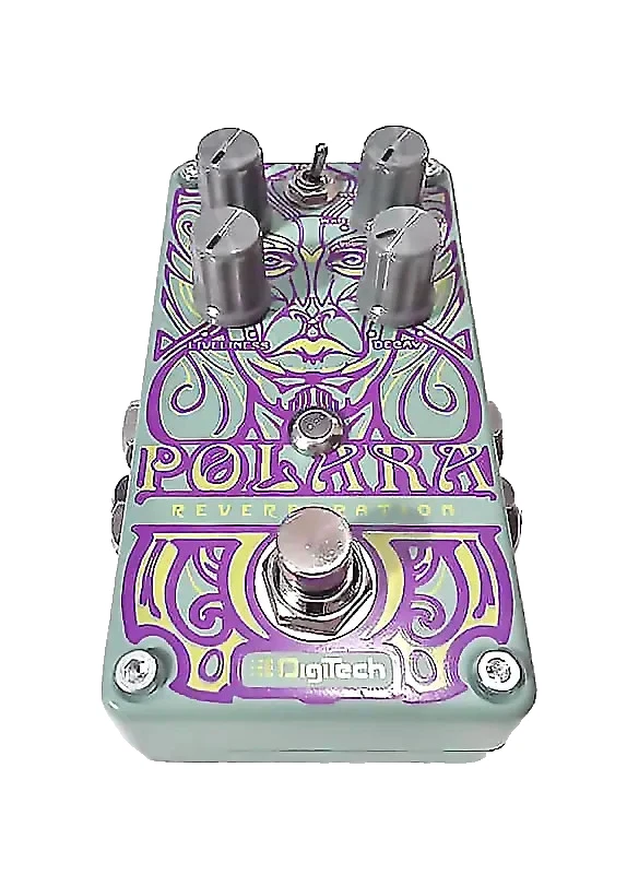DigiTech Polara Reverb Guitar Effects Pedal (Grey Knobs) - Image 1 of 2