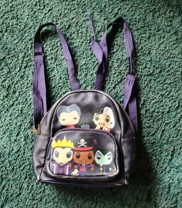 Funko Pop! Disney Villains Mini Backpack Purse Gray Purple Faux Leather - Picture 1 of 13