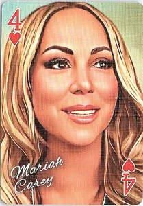 Mariah Carey Celebrity Music Star Playing Trading Card - Picture 1 of 2