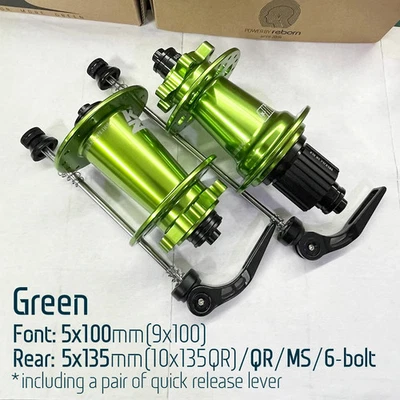 Bujes de bicicleta MTB 28 32 36 orificios liberación rápida eje pasante HG XD MS E-Bike cubo pieza Foto 1 de 4