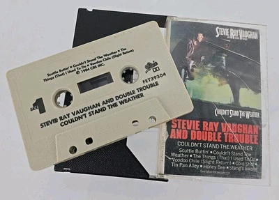 RARE Stevie Ray Vaughan CASSETTE TAPE Couldn't Stand The Weather 1984 blues - Image 1 of 4