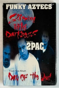 Funky Aztecs – Slipping Into Darkness feat 2Pac Cassette Single 1996 Sealed - Picture 1 of 3