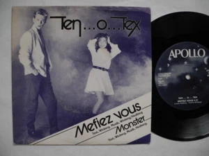 TEN O TEX Mefiez Vous / Monster 45 7" single 1982 Sweden EX - Imagen 1 de 2