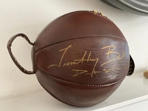 Timothy Bradley signierte signierte Box-Speedtasche Old School Echtleder - Bild 1 von 8