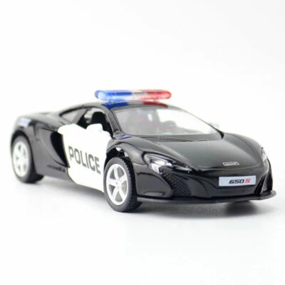 1:36 McLaren 650S Police Car Model Diecast Toy Vehicle Toys for Boys Kids Gifts - Image 1 of 4