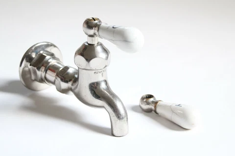 antique kitchen faucet sink | crane vtg victorian plumbing porcelain lever old Cover