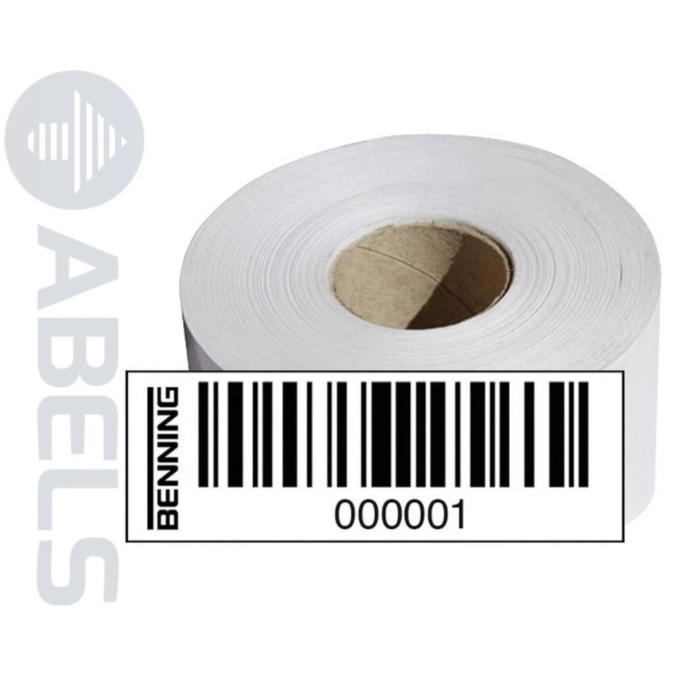 Benning Barcodeetiketten 1 bis 1000 (756301) *NEU*